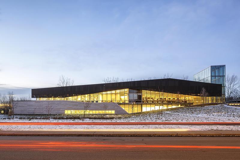 Press kit | 562-74 - Press release | 20 years of Montréal, UNESCO City of Design: two decades of innovation and influence - Bureau du design (Design Montréal), City of Montréal - Institutional Architecture -  Du Boisé Library (2013), by Cardinal Hardy* / Labonté Marcil / Éric Pelletier* architectes in consortium (*Lemay)  - Photo credit: Doublespace photography