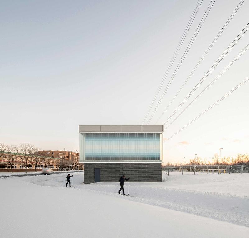 Press kit | 562-74 - Press release | 20 years of Montréal, UNESCO City of Design: two decades of innovation and influence - Bureau du design (Design Montréal), City of Montréal - Institutional Architecture -  Water Intake of the Aqueduct Canal (2021), by Smith Vigeant architectes Inc.  - Photo credit: David Boyer
