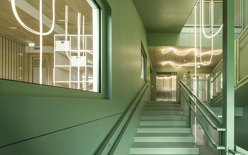 Press kit | 6799-01 - Press release | Roland Baldi Architects Completes Monolithic Multifunctional Building in Barbiano - Roland Baldi Architects - Institutional Architecture - Photo credit: Oskar Da Riz