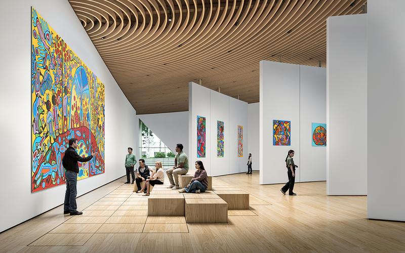 Dossier de presse | 7528-01 - Communiqué de presse | SPECTACLE Unveils the Concept for the New Museum of Aboriginal Peoples’ Art and Artifacts (MOAPAA) - SPECTACLE Bureau for Architecture and Urbanism Inc. - Architecture commerciale - Crédit photo : SPECTACLE with brick