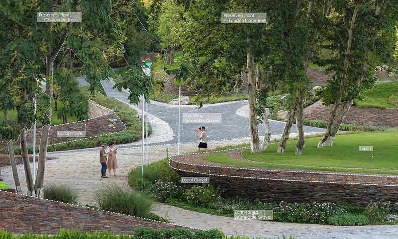 Dossier de presse | 7740-02 - Communiqué de presse | Xiaoxita Forest Park - HID Landscape Architecture - Architecture de paysage - Ecological Expression of Local Materials - Crédit photo : HID