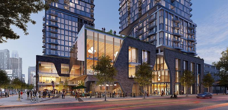Dossier de presse | 1069-11 - Communiqué de presse | Broadway on 17th Introduces a New Civic Plaza to an Iconic Calgary Corner - Zeidler Architecture - Architecture résidentielle - Crédit photo : Zeidler Architecture Inc.