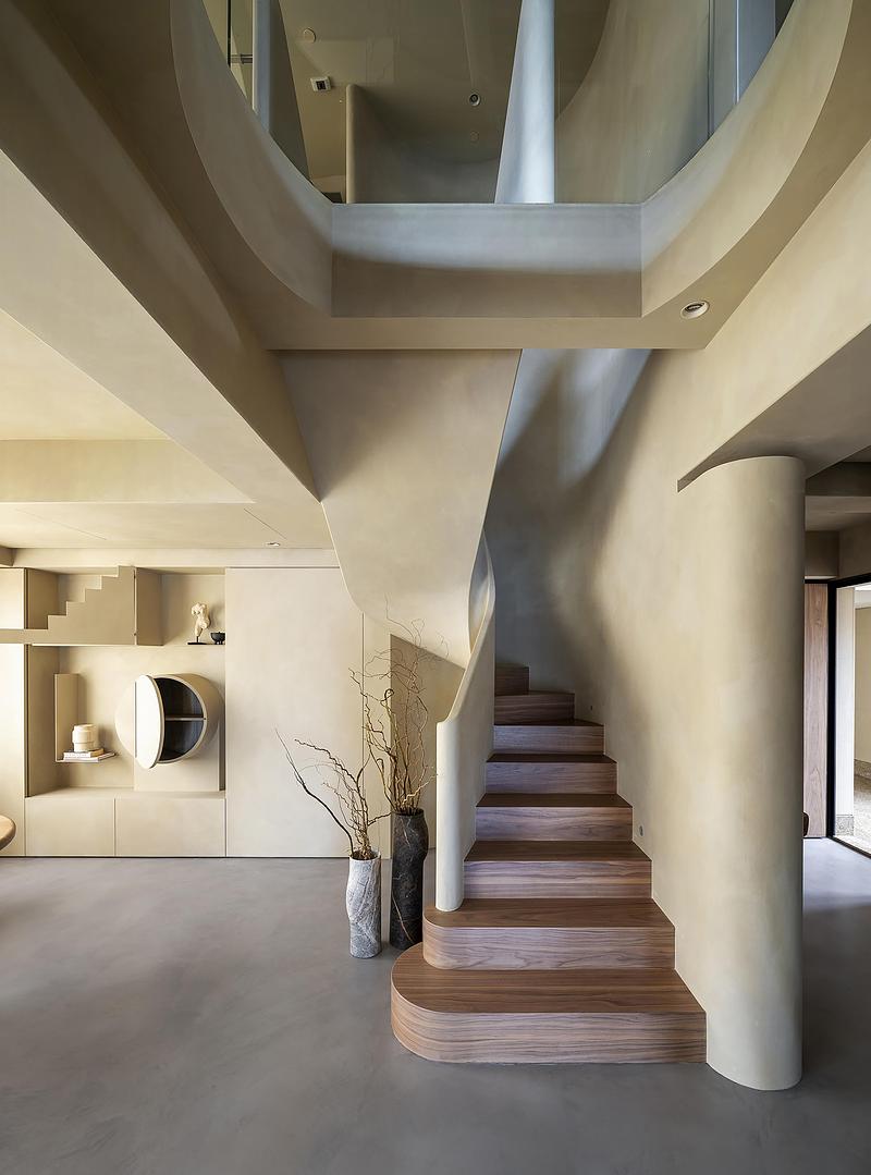 Dossier de presse | 4941-02 - Communiqué de presse | Peny Hsieh Interiors Completes The Sculpted Penthouse, a Calm Retreat Above in Taipei - Peny Hsieh Interiors - Design d’intérieur résidentiel - Crédit photo : <p>Kuomin Lee</p><p><br></p>
