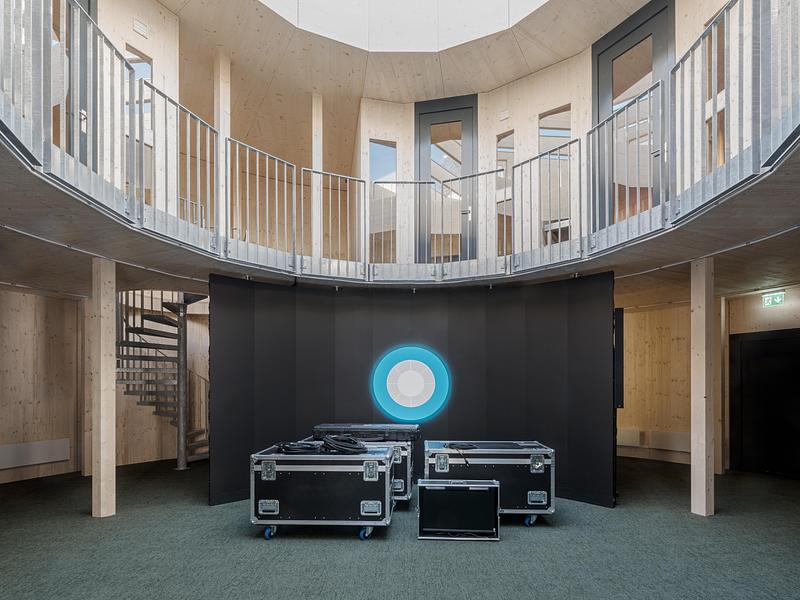 Press kit | 7723-02 - Press release | Timber. Modular. Circular. - SKREINSTUDIOS - Commercial Architecture - Photo credit: Beat Bühler Fotografie