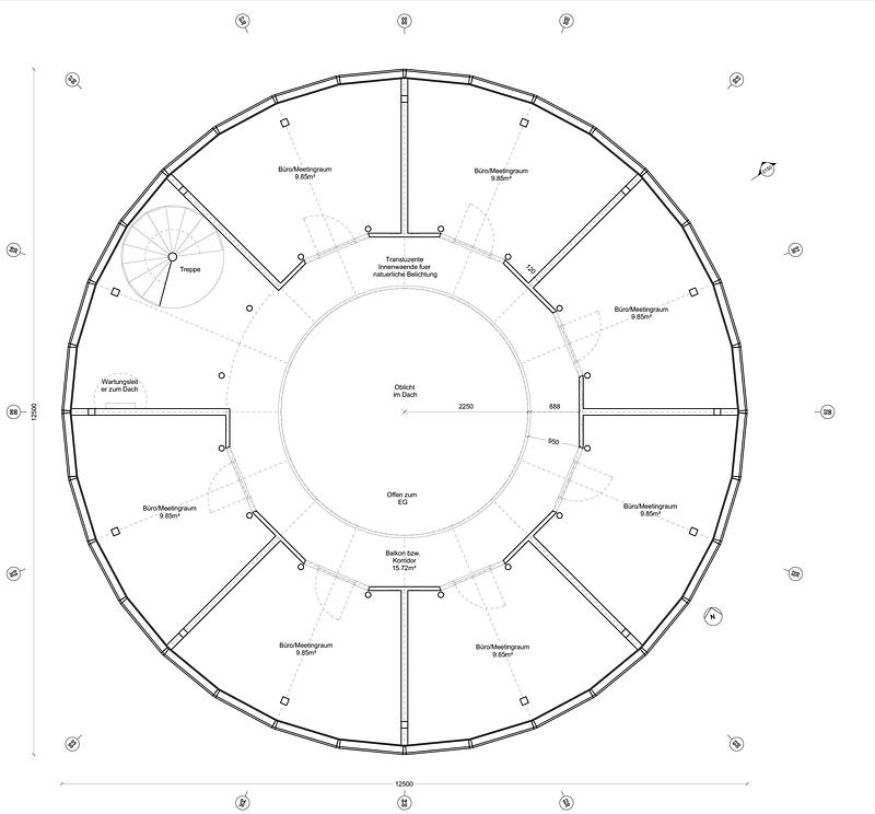 Press kit | 7723-02 - Press release | Timber. Modular. Circular. - SKREINSTUDIOS - Commercial Architecture - Ground Floor Plan - Photo credit: SkreinStudios