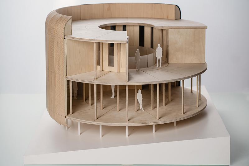 Press kit | 7723-02 - Press release | Timber. Modular. Circular. - SKREINSTUDIOS - Commercial Architecture - Physical Model - Photo credit: Massive Media