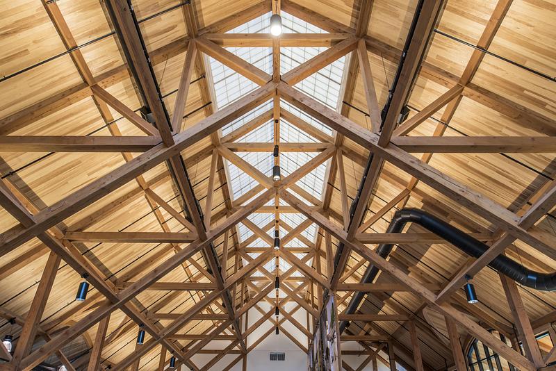 Press kit | 7896-01 - Press release | New Energy Works wins at the Architizer A+Awards for Acadia Gateway Center - New Energy Works - Commercial Architecture - Photo credit: Scott Hemenway Photography
