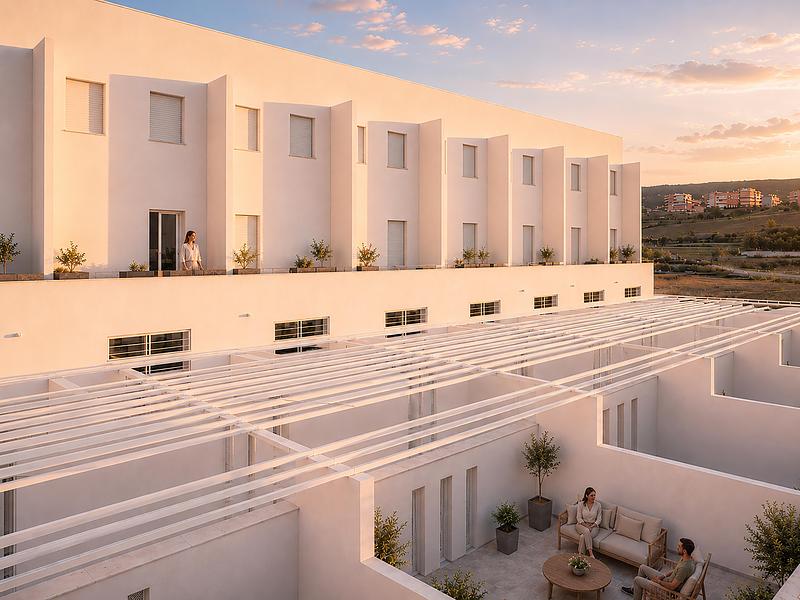 Press kit | 7923-01 - Press release | When Place Becomes Architecture - Martín Martín arquitectos - Residential Architecture - <font dir="auto" style="vertical-align: inherit;"><font dir="auto" style="vertical-align: inherit;"> Social housing. Martin Martin arquitectos 04.jpg </font></font> - Photo credit: Vicente del Amo Hernández