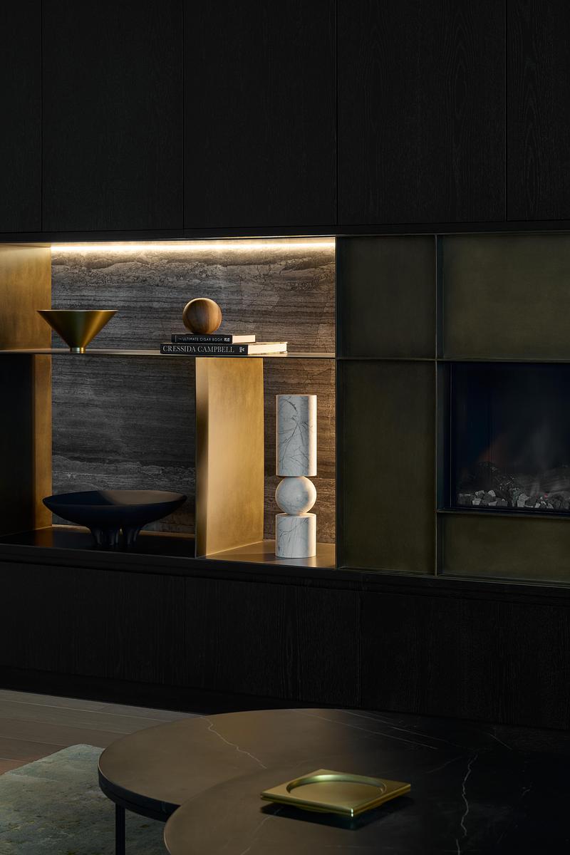 Dossier de presse | 7942-01 - Communiqué de presse | Thomas Street Residence par Embrace Architects : une résidence raffinée à Melbourne, façonnée par la lumière, les géométries courbes et une matérialité pérenne - Embrace Architects - Design d’intérieur résidentiel - Crédit photo : Charlotte Jane