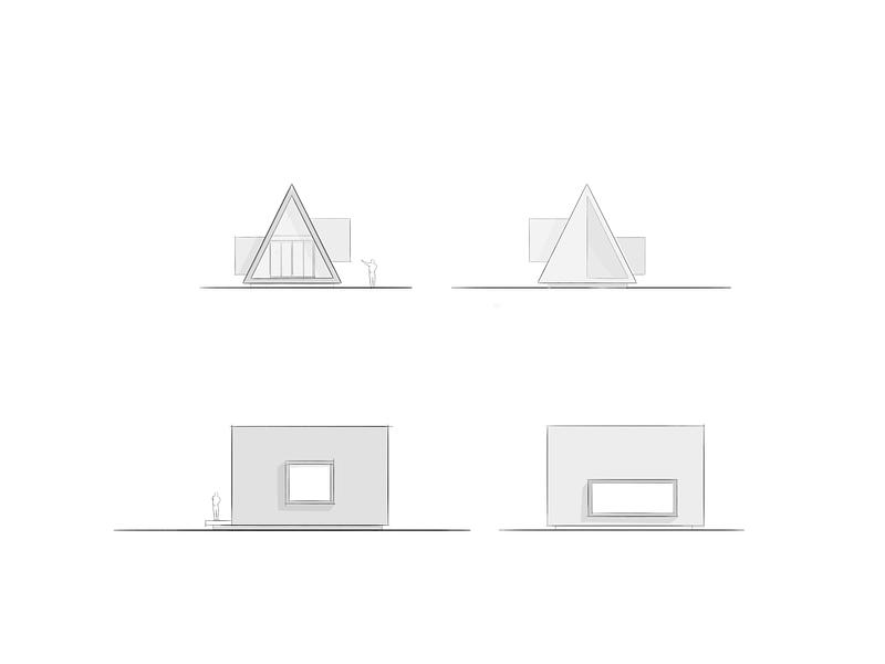 Press kit | 7043-03 - Press release | Woods Retreat - BE_Design - Residential Architecture - Elevations  - Photo credit: BE_Design