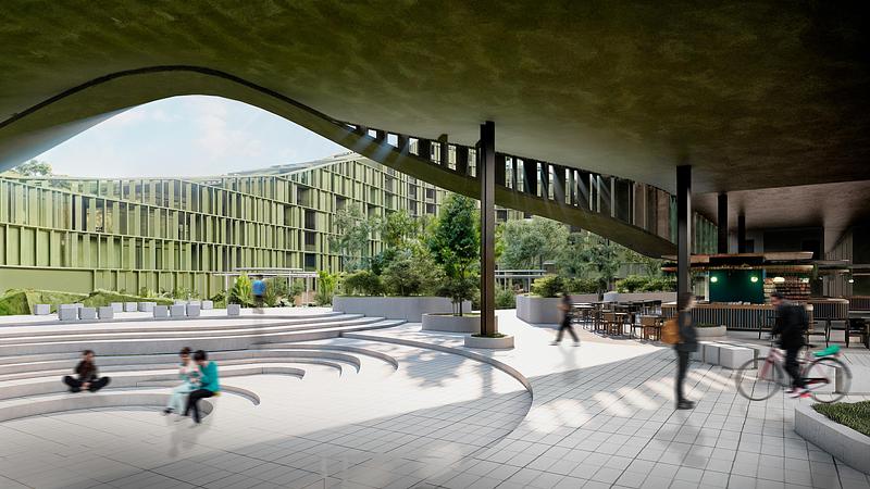 Press kit | 5202-01 - Press release | LTR1: A Vertical Neighborhood Built Around a Forest - Carazo Arquitectura - Competition - LTR1 - Photo credit: Carazo Arquitectura