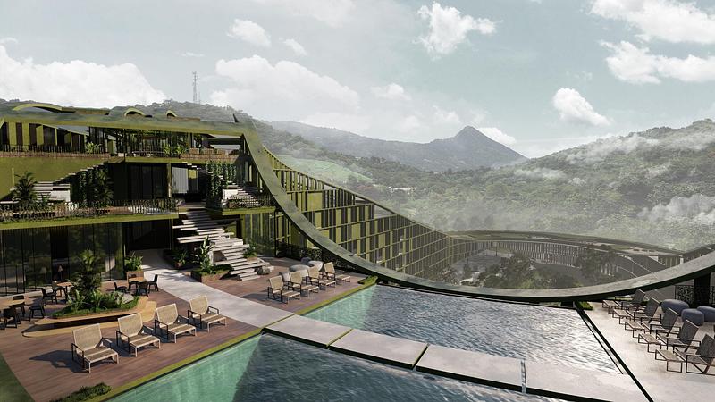 Press kit | 5202-01 - Press release | LTR1: A Vertical Neighborhood Built Around a Forest - Carazo Arquitectura - Competition - LTR1 - Photo credit: Carazo Arquitectura