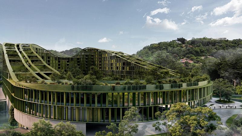 Press kit | 5202-01 - Press release | LTR1: A Vertical Neighborhood Built Around a Forest - Carazo Arquitectura - Competition - LTR1 - Photo credit: Carazo Arquitectura