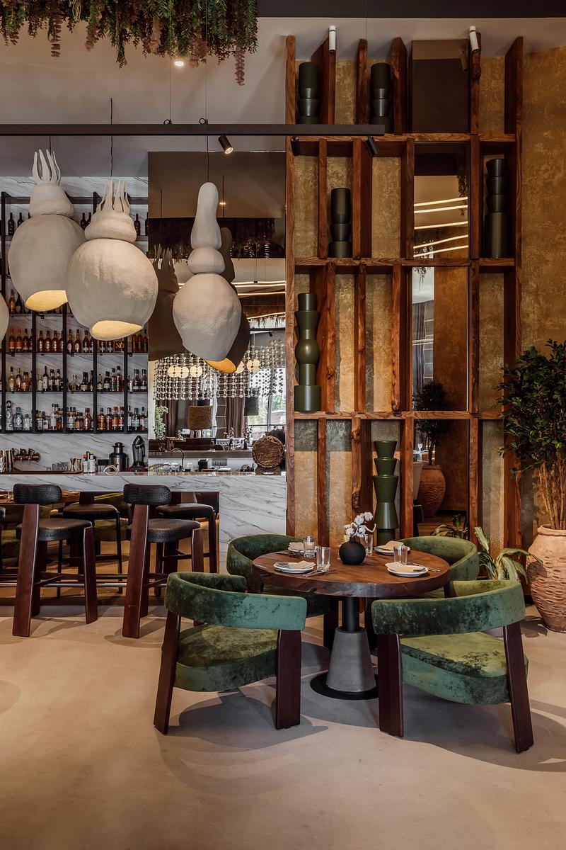 Dossier de presse | 7928-01 - Communiqué de presse | Design du restaurant Mamuli - SOIA Design - Design d’intérieur commercial - Crédit photo : Misha Chekalov