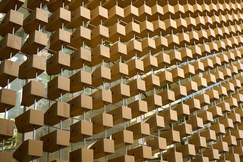 Dossier de presse | 7921-01 - Communiqué de presse | WA MA | Architectural Wooden Cube Facade - Roni Karsh - Architecture résidentielle - Crédit photo : <p class="">Dor Kadmi<span class=""></span></p> <p></p>