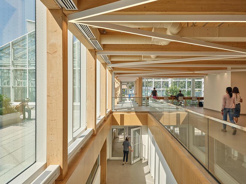 Press kit | 3405-06 - Press release | McMaster University Life Sciences Building and Greenhouse - Moriyama Teshima Architects - Institutional Architecture - Moriyama Teshima Architects – McMaster University Life Sciences Building and Greenhouse - Photo credit: Riley Snelling