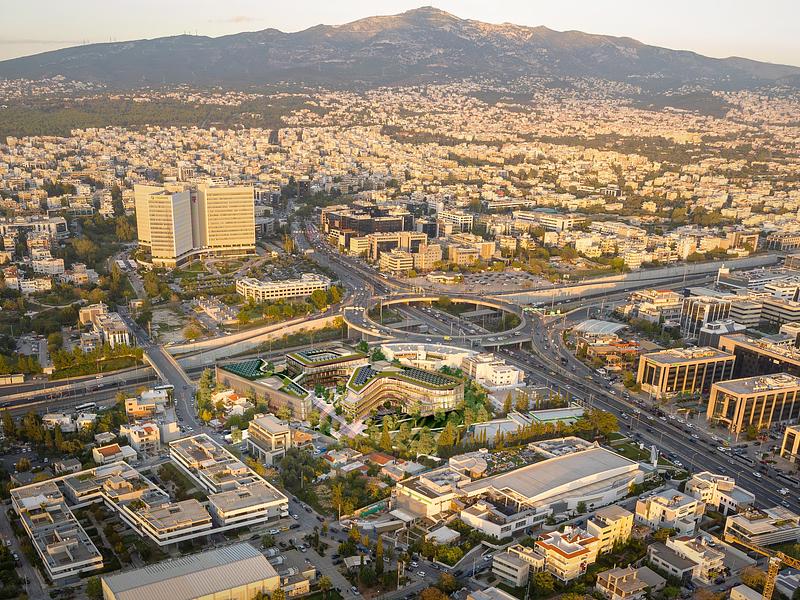 Dossier de presse | 5245-01 - Communiqué de presse | The Glade Office Campus introduces a biophilic workplace in Athens - Urban Soul Project - Architecture commerciale - Crédit photo : URBAN SOUL PROJECT &amp; UNS