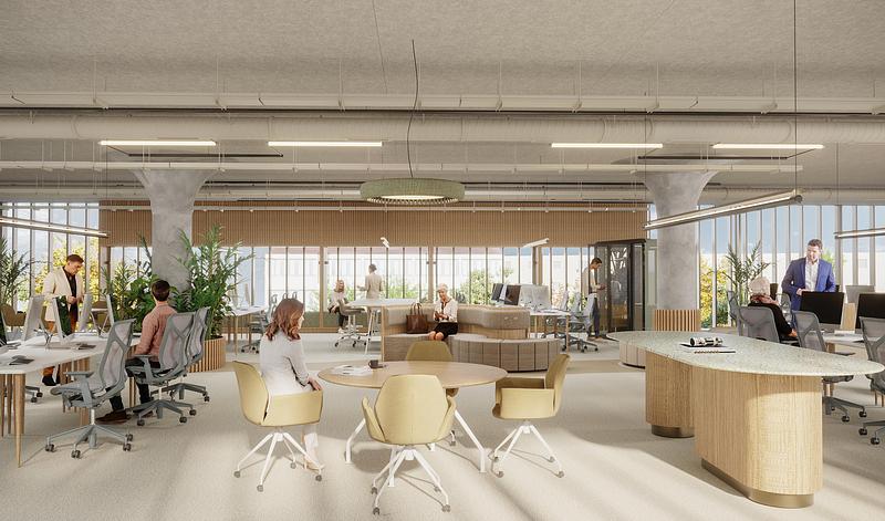 Dossier de presse | 5245-01 - Communiqué de presse | The Glade Office Campus introduces a biophilic workplace in Athens - Urban Soul Project - Architecture commerciale - Crédit photo : URBAN SOUL PROJECT &amp; UNS