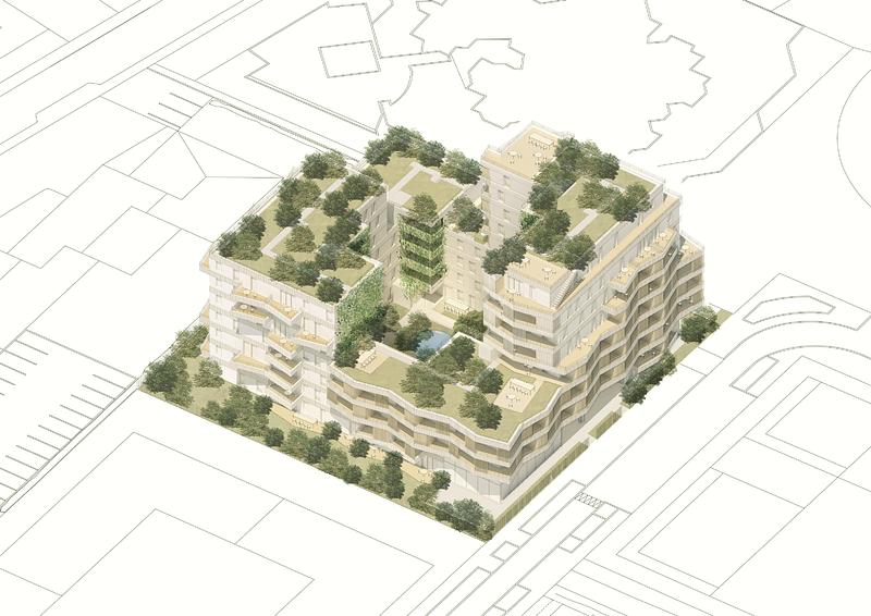 Press kit | 972-09 - Press release | Paysage Habité — Collective Housing in the Grand Paris - Hérault Arnod Architectures - Residential Architecture - Paysage Habité - résidence Harmonie - Photo credit: Hérault Arnod Architectures