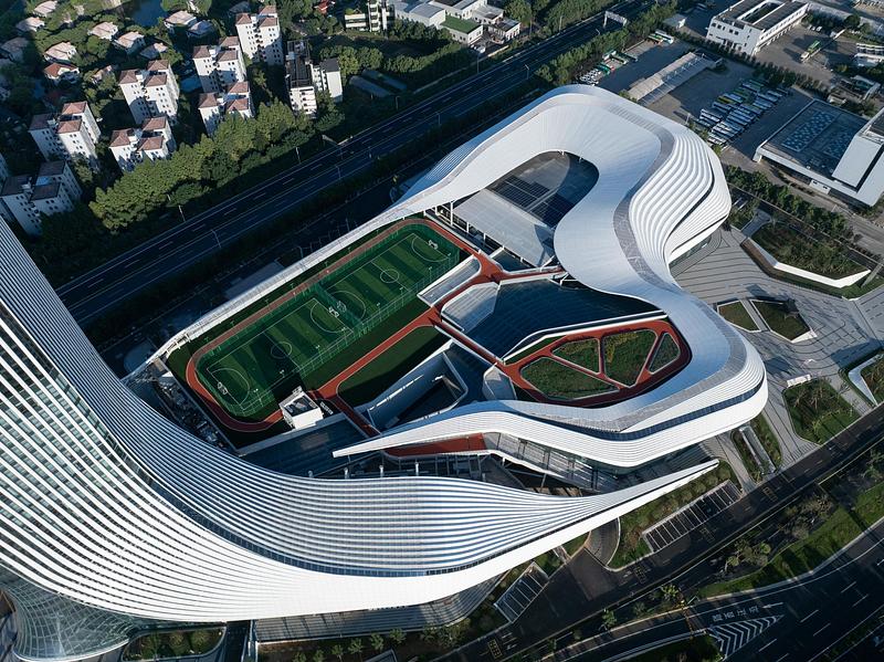 Dossier de presse | 661-91 - Communiqué de presse | Outstanding international architecture and interiors revealed at the World Architecture Festival 2026shortlist announced - World Architecture Festival (WAF) - Concours - Xinchang Globular Center by line+ studio  - Crédit photo : © Chen Xi Studio