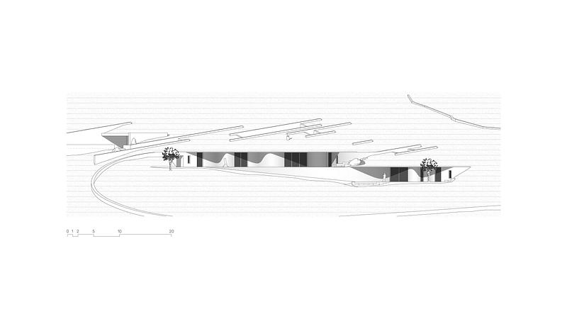 Dossier de presse | 5653-02 - Communiqué de presse | Rhoēs - Sinas Architects - Architecture résidentielle - Main Elevation - Crédit photo : Sinas Architects