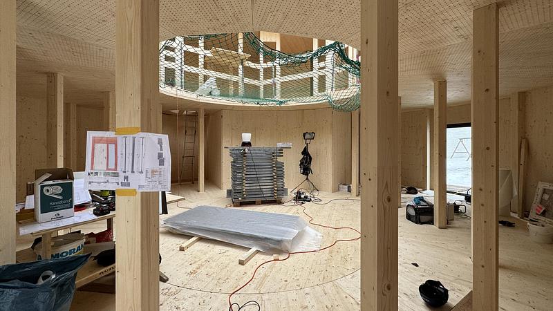 Press kit | 7723-02 - Press release | Timber. Modular. Circular. - SKREINSTUDIOS - Commercial Architecture - <p><br></p> - Photo credit: Juan Garcia Muchacho