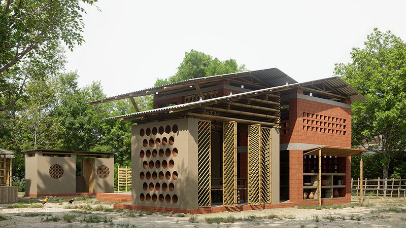 Press kit | 7939-01 - Press release | $2,500 Vernacular Home - Xinyun Li - Residential Architecture - Photo credit: Xinyun Li