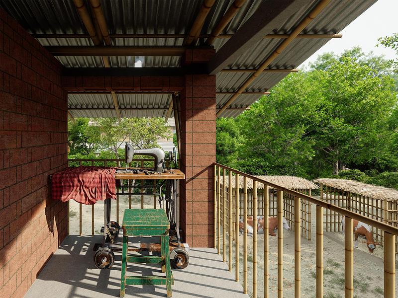 Press kit | 7939-01 - Press release | $2,500 Vernacular Home - Xinyun Li - Residential Architecture - Photo credit: Xinyun Li