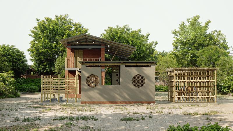 Press kit | 7939-01 - Press release | $2,500 Vernacular Home - Xinyun Li - Residential Architecture - Photo credit: Xinyun Li