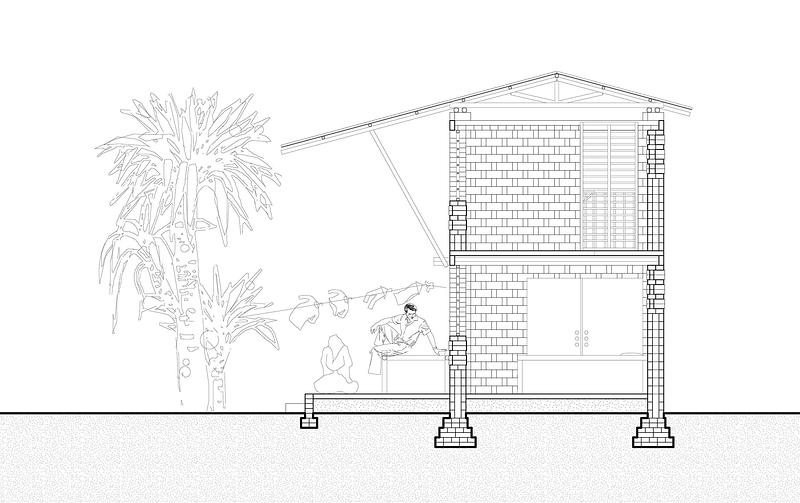 Press kit | 7939-01 - Press release | $2,500 Vernacular Home - Xinyun Li - Residential Architecture - Photo credit: Xinyun Li