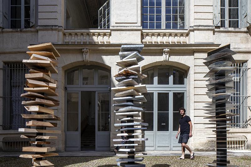 Press kit | 982-60 - Press release | Celebrating 20 Years of the Festival des Architectures Vives in Montpellier - Champ Libre Association - Event + Exhibition - Mât-tiers : Calada Architectes and Atelier Moschata - Photo credit: photoarchitecture.com