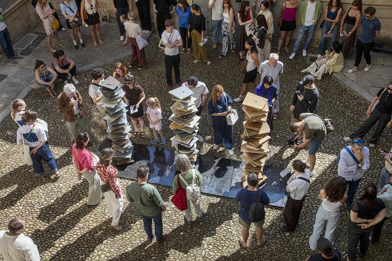 Press kit | 982-60 - Press release | Celebrating 20 Years of the Festival des Architectures Vives in Montpellier - Champ Libre Association - Event + Exhibition - Mât-tiers : Calada Architectes and Atelier Moschata - Photo credit: photoarchitecture.com