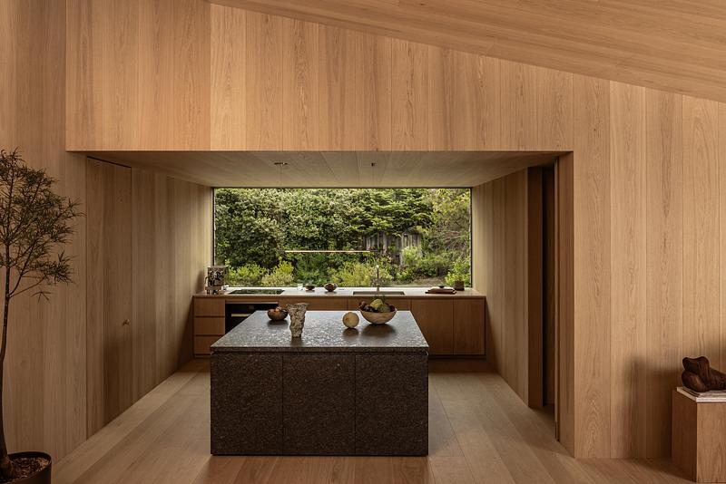 Dossier de presse | 6522-01 - Communiqué de presse | Dune House - Waechter Architecture - Architecture résidentielle - Kitchen - Crédit photo : Pablo Enriquez