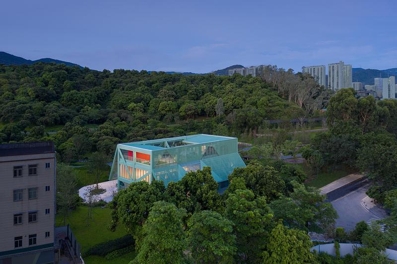Press kit | 7943-01 - Press release | Found Projects, Co-Founded by Architect Miaojie Ted Zhang, Named Jury Winner for Best X-Small Firm at the 2026 Architizer A+Awards - Found Projects - Landscape Architecture - Four-Roof Pavilion - Photo credit: Schran Images