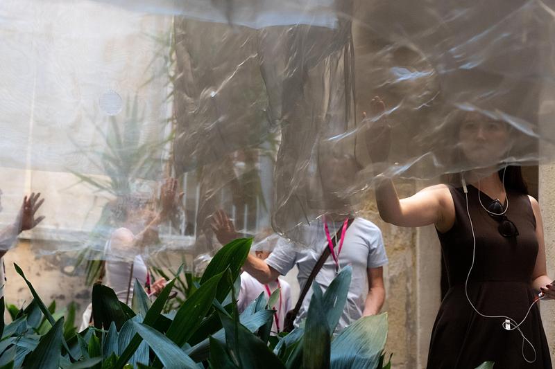 Press kit | 7936-01 - Press release | Japanese Architect Yurika Takemura Wins the 20th Anniversary Jury Prize at Festival des Architectures Vives 2026 - YuricaDesign&Architecture - Art - Observation gradually gives way to participation. - Photo credit: Mathis Espagene