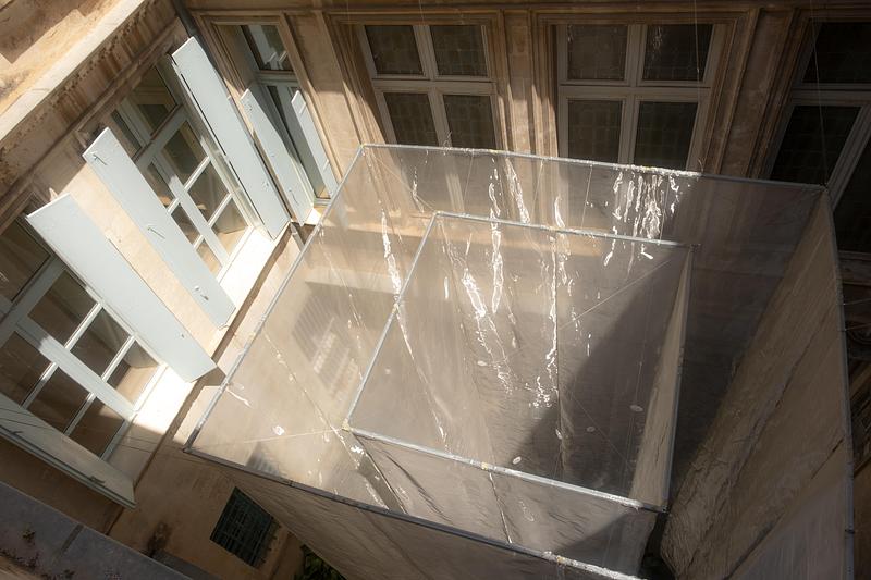 Press kit | 7936-01 - Press release | Japanese Architect Yurika Takemura Wins the 20th Anniversary Jury Prize at Festival des Architectures Vives 2026 - YuricaDesign&Architecture - Art - The work emerges between architecture and the sky. - Photo credit: Mathis Espagene