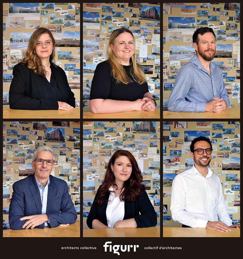 Dossier de presse | 1132-10 - Communiqué de presse | Figurr Collectif d’architectes renforce son équipe de direction avec la nomination de six nouveaux directeurs - Figurr collectif d’architectes - Architecture commerciale - Les directeurs de Figurr en 2026 - Crédit photo : Figurr collectif d’architectes