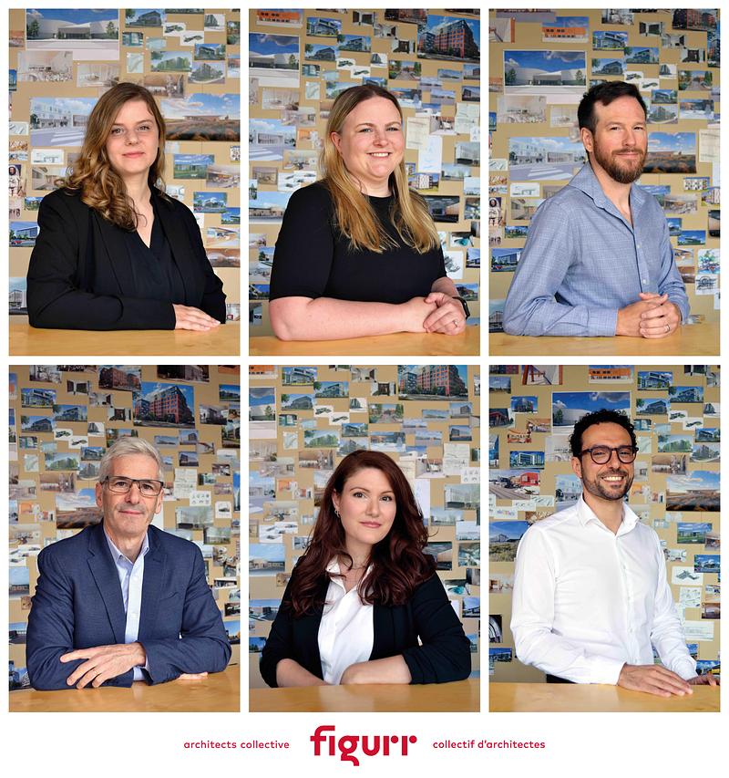 Dossier de presse | 1132-10 - Communiqué de presse | Figurr Collectif d’architectes renforce son équipe de direction avec la nomination de six nouveaux directeurs - Figurr collectif d’architectes - Architecture commerciale - Les directeurs de Figurr en 2026 - Crédit photo : Figurr collectif d’architectes 