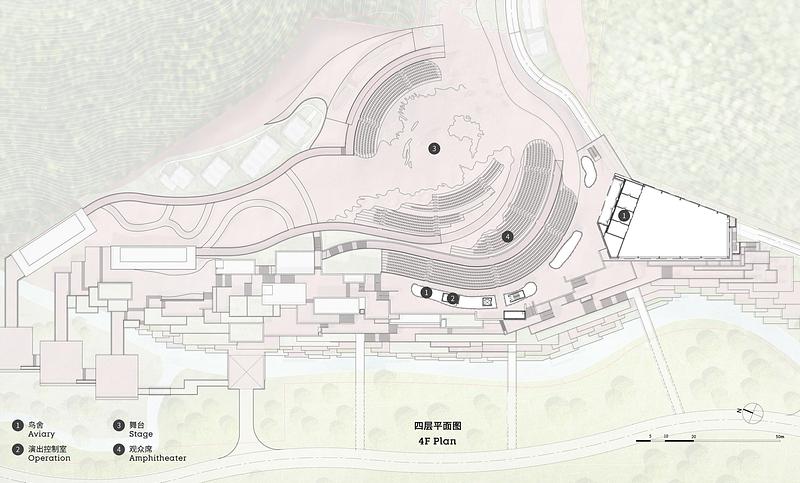 Press kit | 3524-07 - Press release | The Earth Valley Theater - GOA (Group of Architects) - Landscape Architecture - <p>4F Plan</p> - Photo credit: ©GOA