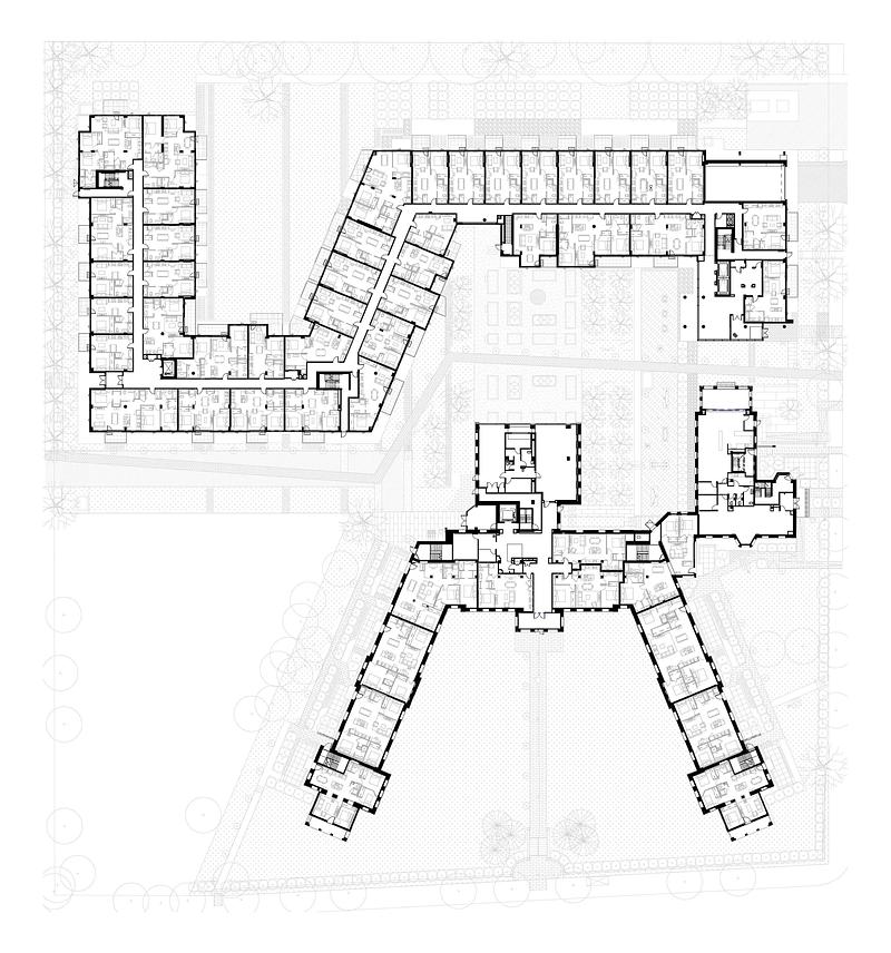 Dossier de presse | 952-39 - Communiqué de presse | MELLEM GRACE DART : La reconversion audacieuse d’un symbole patrimonial en un milieu de vie contemporain et inclusif - Provencher_Roy - Architecture institutionnelle - Crédit photo : Provencher_Roy