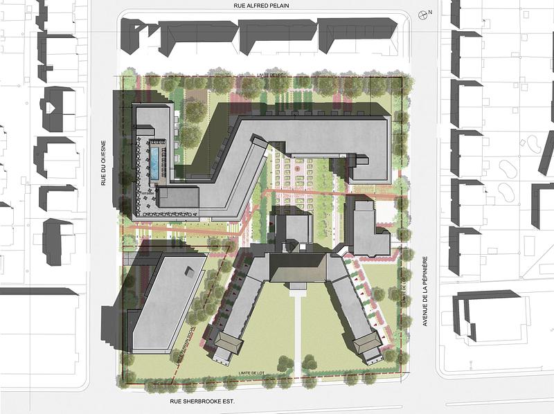 Dossier de presse | 952-39 - Communiqué de presse | MELLEM GRACE DART : La reconversion audacieuse d’un symbole patrimonial en un milieu de vie contemporain et inclusif - Provencher_Roy - Architecture institutionnelle - Crédit photo : Provencher_Roy
