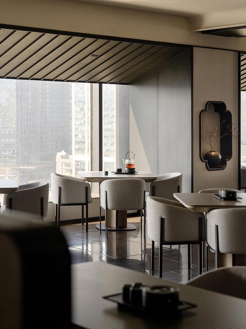 Press kit | 3531-17 - Press release | GRAND JI HOTEL - Vermilion Zhou Design Group - Commercial Interior Design - Dining Are - Photo credit: Jian Quan Wu