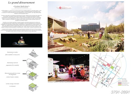 Press kit | 801-06 - Press release | Announce of the results of the urban design ideas contest for the Quartier Latin - Arrondissement de Ville-Marie - Competition - POPULAR ONLINE FAVOURITE<br><br>Atelier Barda/ Patrick Morand<br>Patrick Morand<br>LE GRAND DÉTOURNEMENT