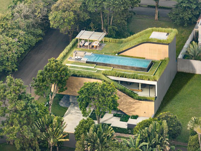 Press kit | 6235-01 - Press release | Split Mass Residence - K-Thengono Design Studio - Residential Architecture - Photo credit: Mario Wibowo