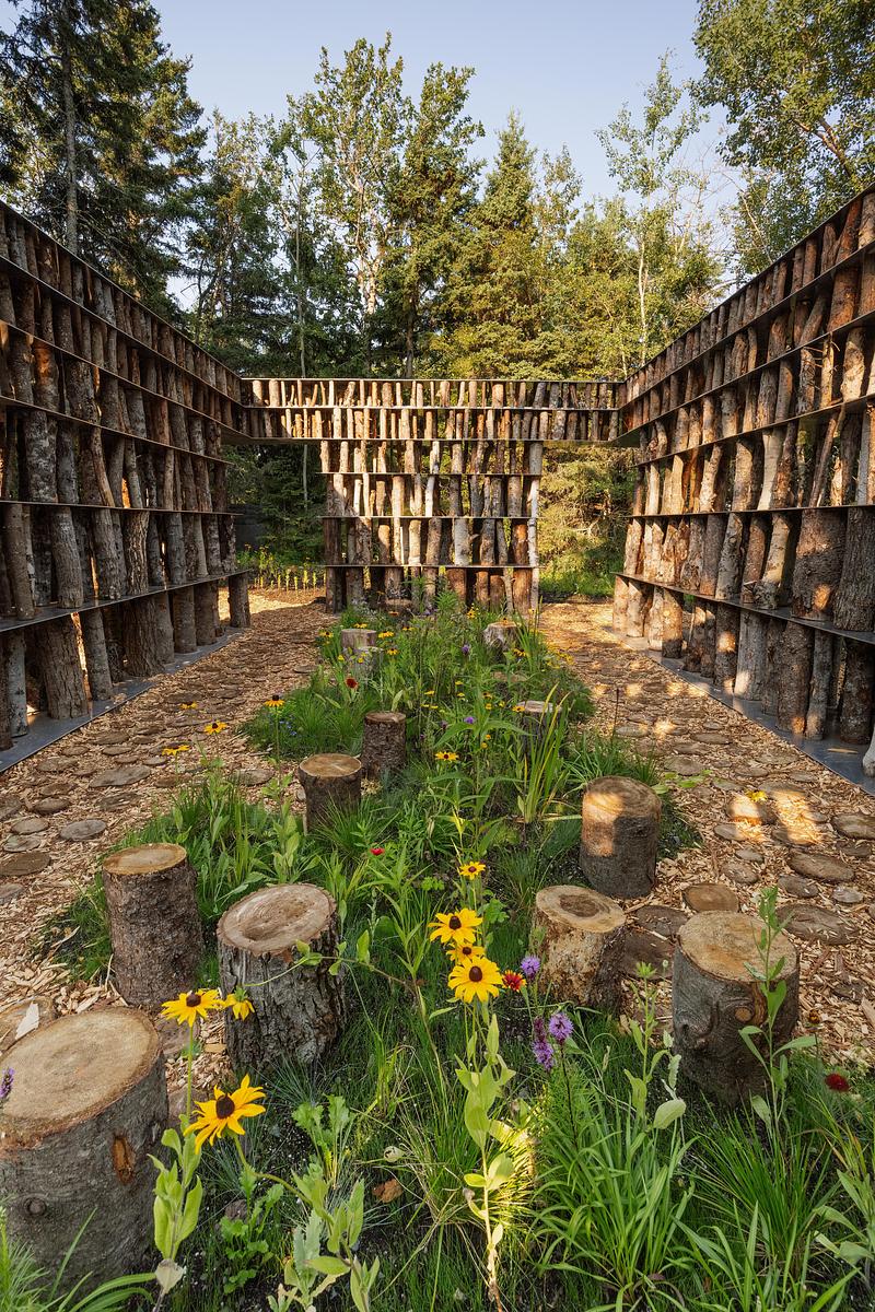 Press kit | 837-55 - Press release | The Creations Presented as Part of the 27th Edition of the International Garden Festival Evolve Throughout the Summer - International Garden Festival - Event + Exhibition - Again, a Garden - Photo credit: JC Lemay