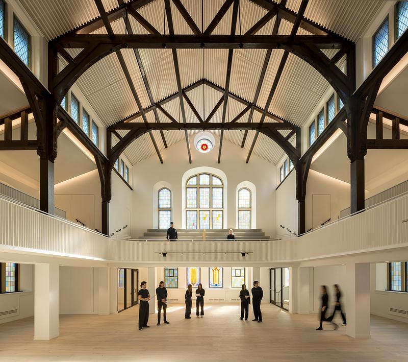Dossier de presse | 2197-03 - Communiqué de presse | The Butterfly + First Baptist Church Complex - Revery Architecture - Architecture résidentielle - Newly restored Pinder Hall - Crédit photo : Ema Peter