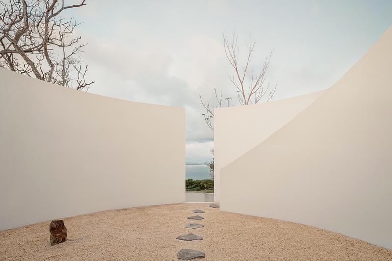 Dossier de presse | 5118-08 - Communiqué de presse | Casa Malonic - HW Studio - Architecture résidentielle -  Cour intérieure circulaire   - Crédit photo : Photo credit: Cesar Bejar