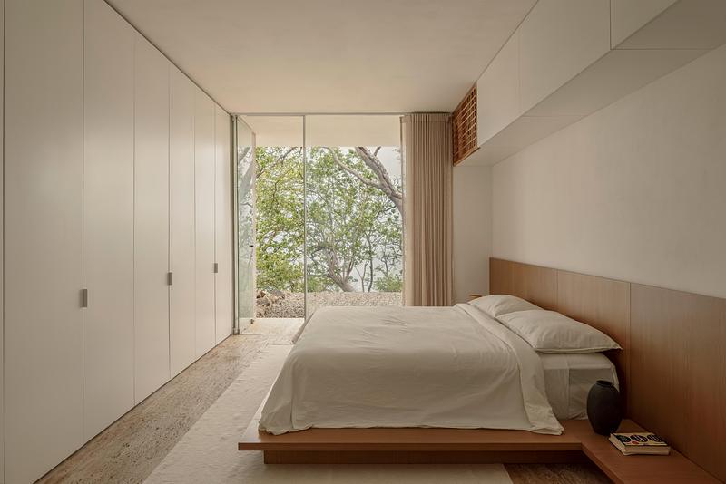 Dossier de presse | 5118-08 - Communiqué de presse | Casa Malonic - HW Studio - Architecture résidentielle - Chambre secondaire - Crédit photo : Photo credit: Cesar Bejar