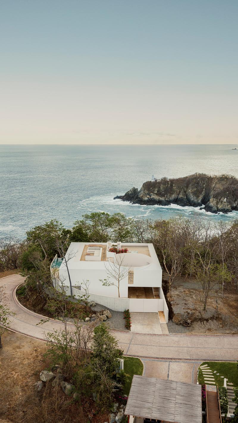 Dossier de presse | 5118-08 - Communiqué de presse | Casa Malonic - HW Studio - Architecture résidentielle - Façade latérale - Crédit photo : Photo credit: Cesar Bejar