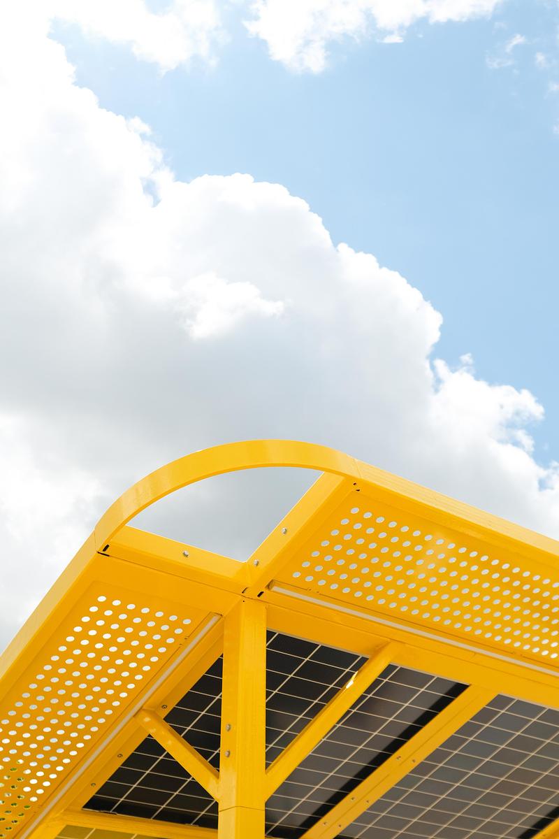 Dossier de presse | 3358-01 - Communiqué de presse | Aire commune dévoile l'Espace solaire du Parc olympique de Montréal - Aire commune - Design urbain - Crédit photo : Constance de Driésen